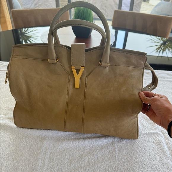 Yves Saint Laurent Tan Leather Men's Bag - Picture 5 of 8